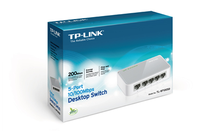 TP-Link Switching 10/100 - 5 Port TL-SF1005D